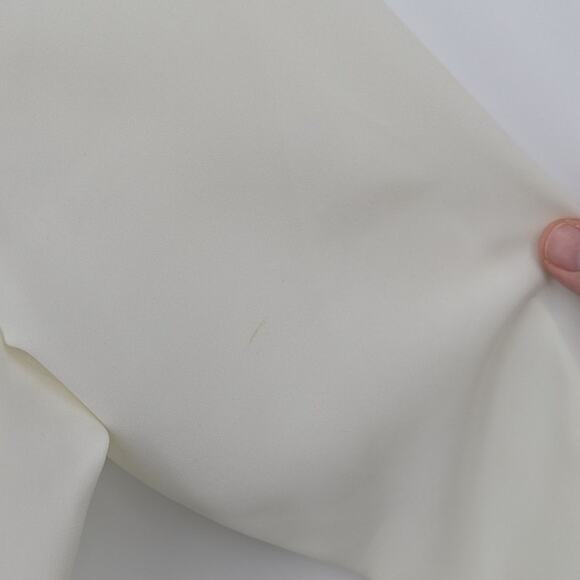 VTG 80s Sz L Lace Embroidered Floral Long Sleeve Blouse Romantic Feminine Detail - Picture 5 of 5